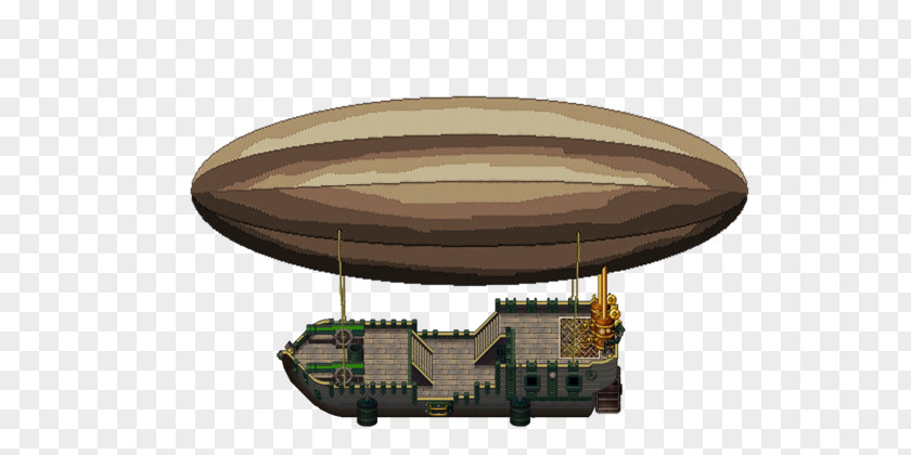 Airship Watercolor Zeppelin RPG Maker MV The VX PNG