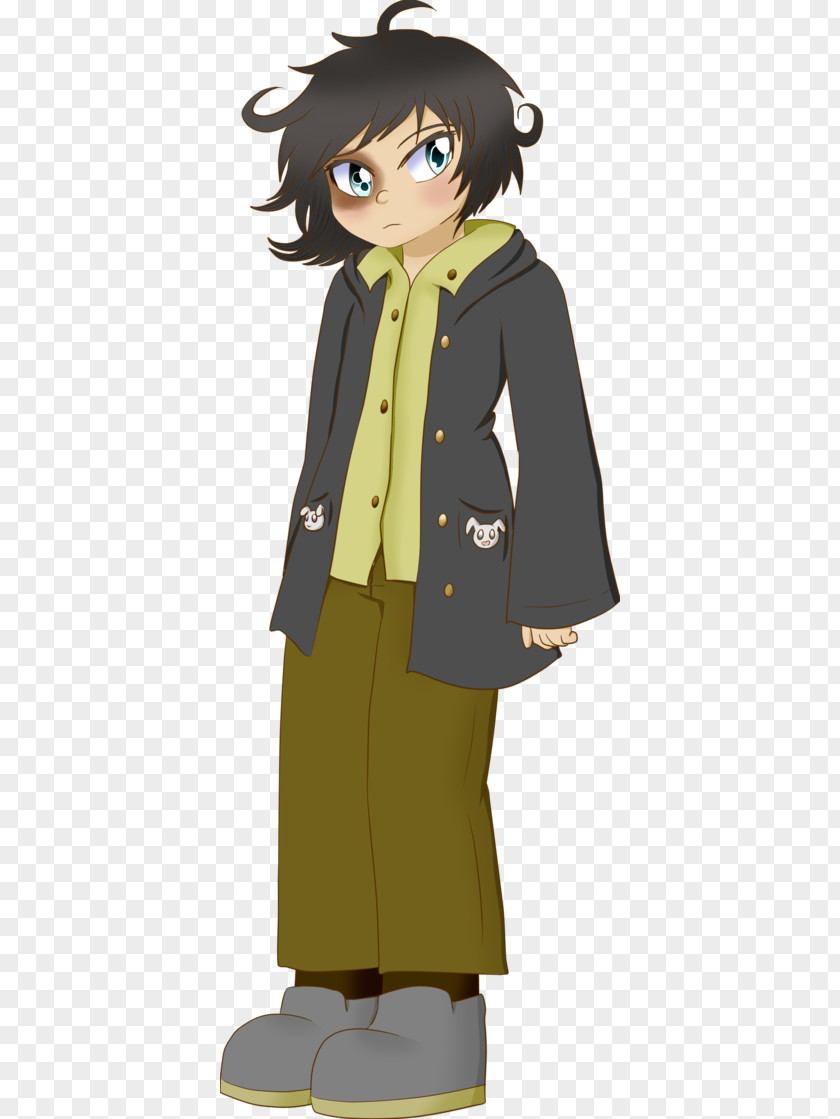 Casual Wears School Uniform Cartoon Black Hair Homo Sapiens PNG