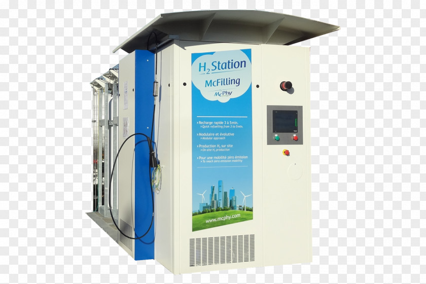 Filling Station McPhy Energy Hydrogen Production Power-to-gas PNG