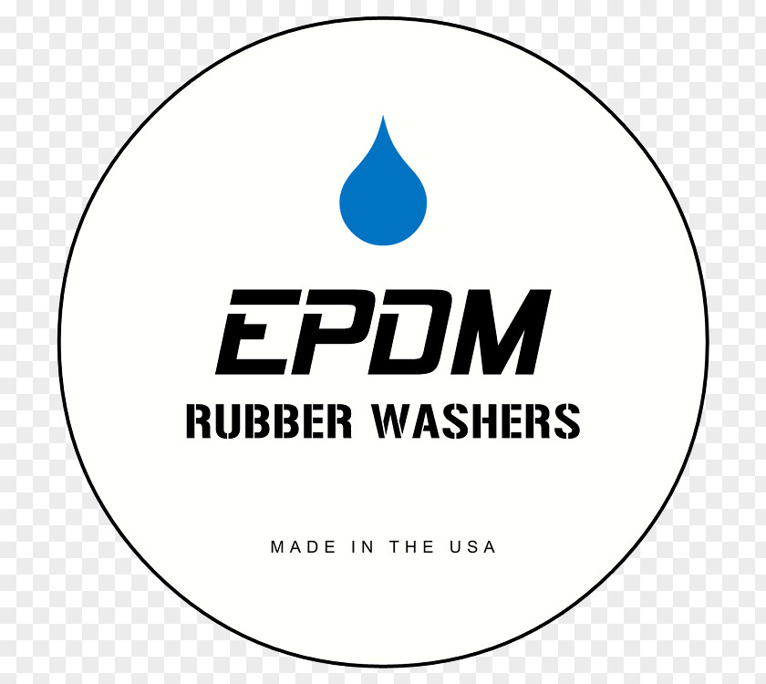 Logo EPDM Rubber Brand Natural Washer PNG