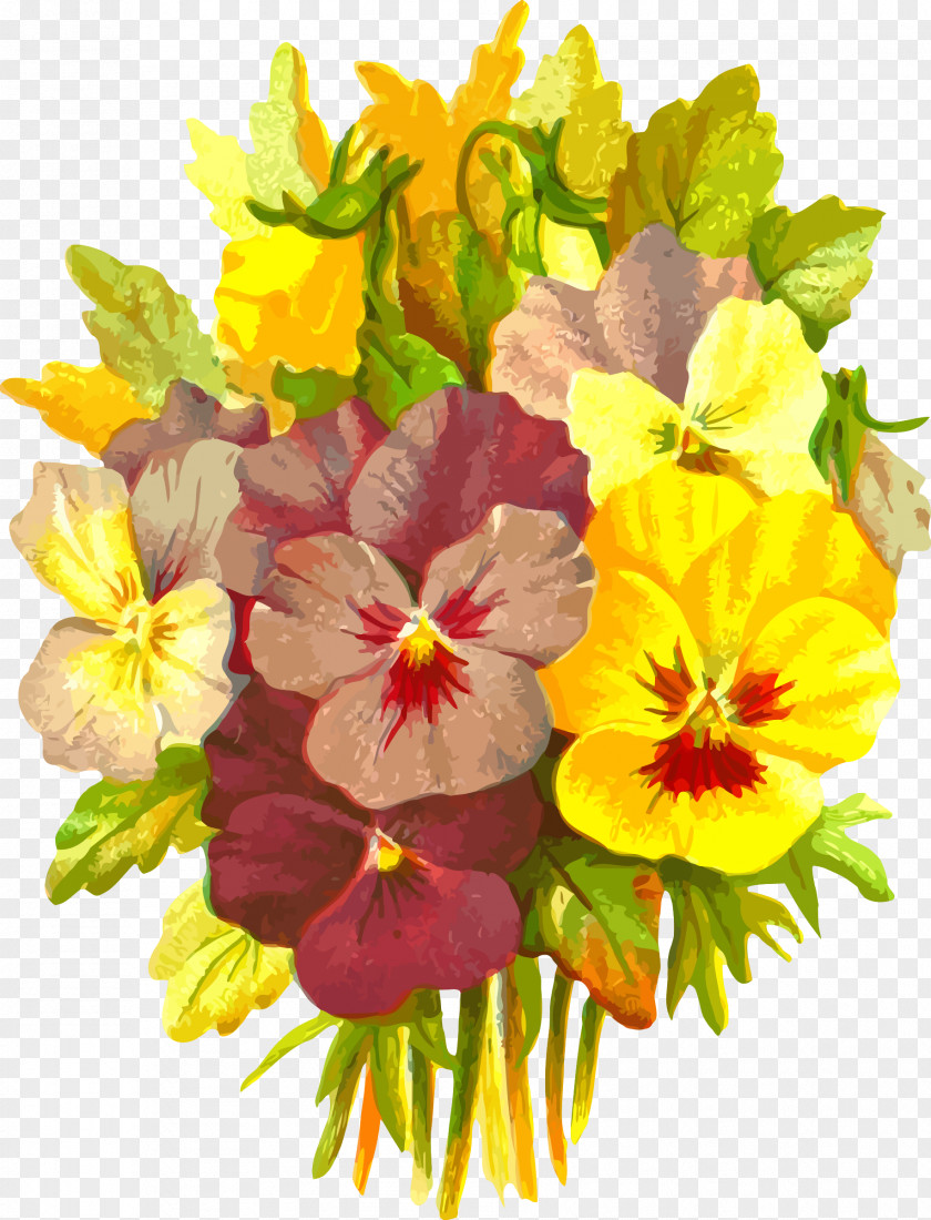 Pansy Flower Clip Art PNG