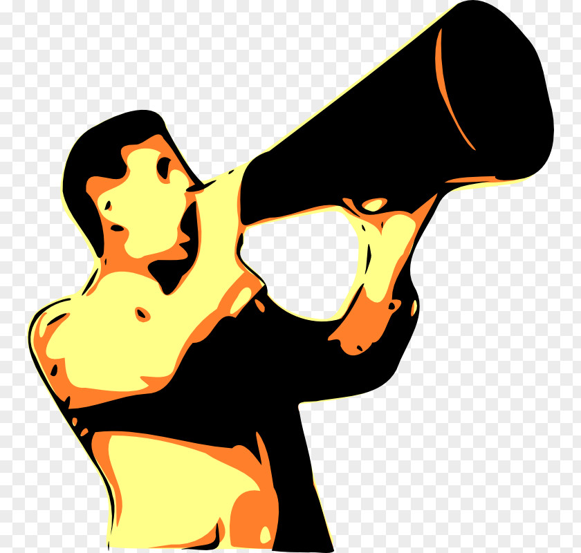 Pictures Of A Megaphone Amazon Echo Human Voice Free Content Clip Art PNG