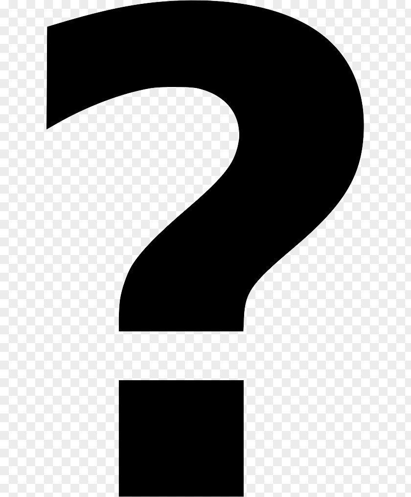 Question Mark Black And White Pattern PNG