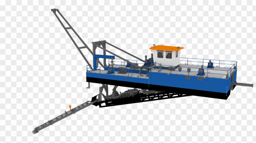 Water Dredging Airlift Pump Trailing Suction Hopper Dredger PNG