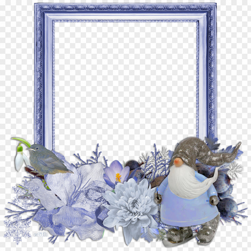 Design Floral Picture Frames PNG