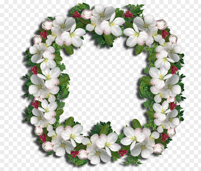 Design Floral Wreath Flower Hair PNG