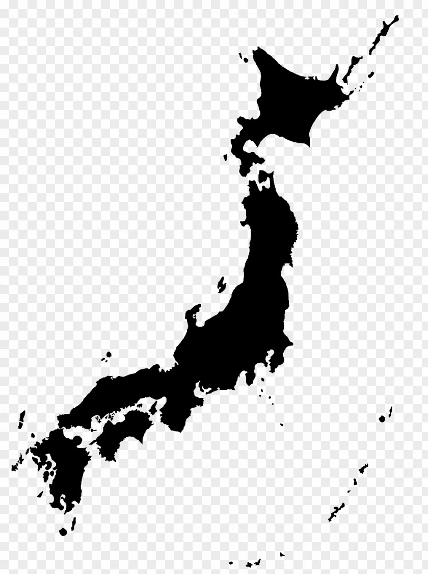 Japan Blank Map PNG