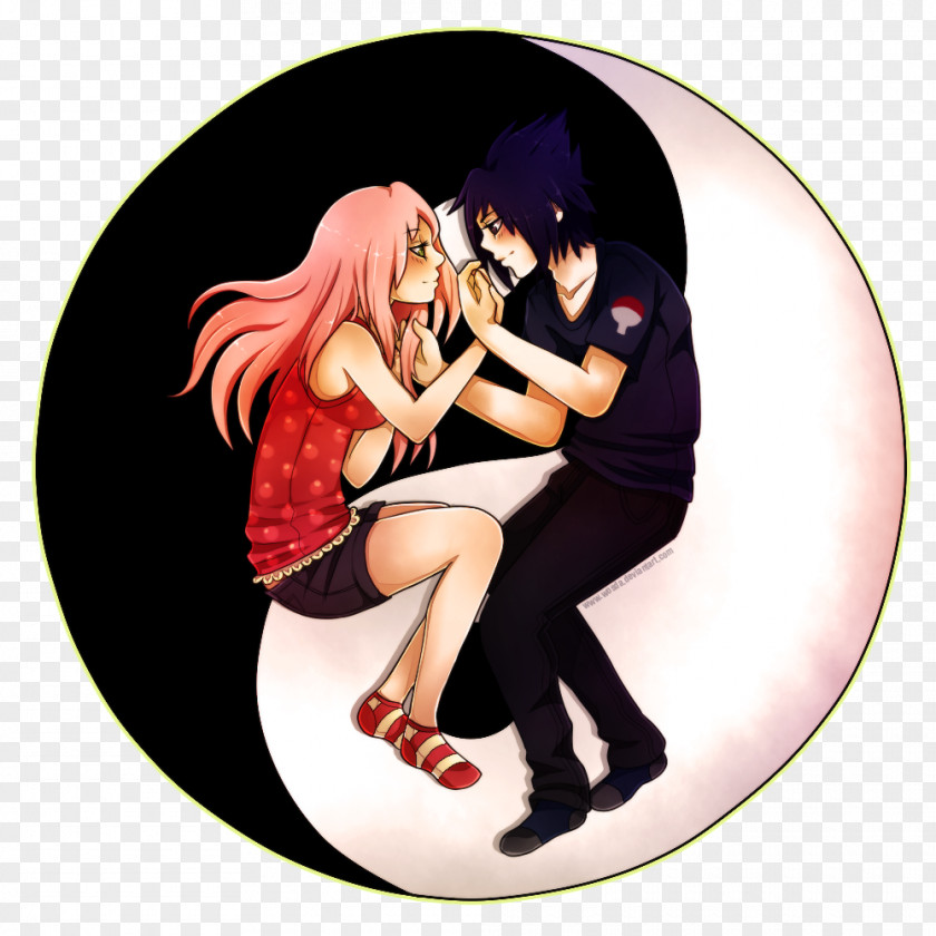 Naruto Sasuke Uchiha Sakura Haruno Sarada Yin And Yang PNG