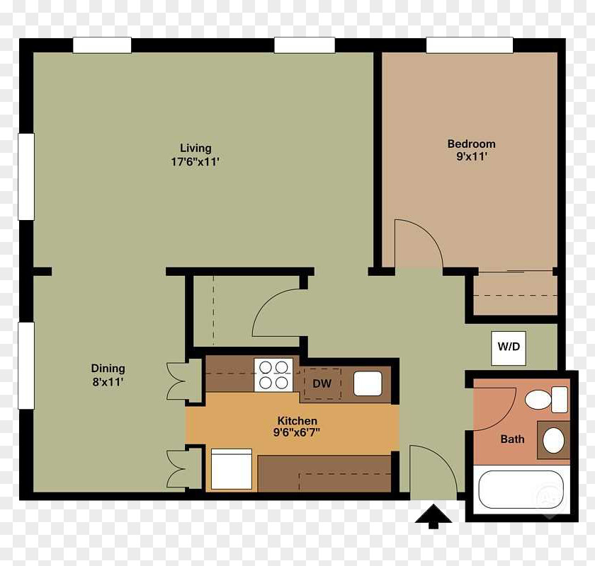 Bed Plan Area Codes 442 And 760 Apartment Floor PNG