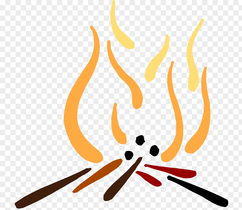 Campfire Party Bonfire Shabbat Candles Clip Art PNG