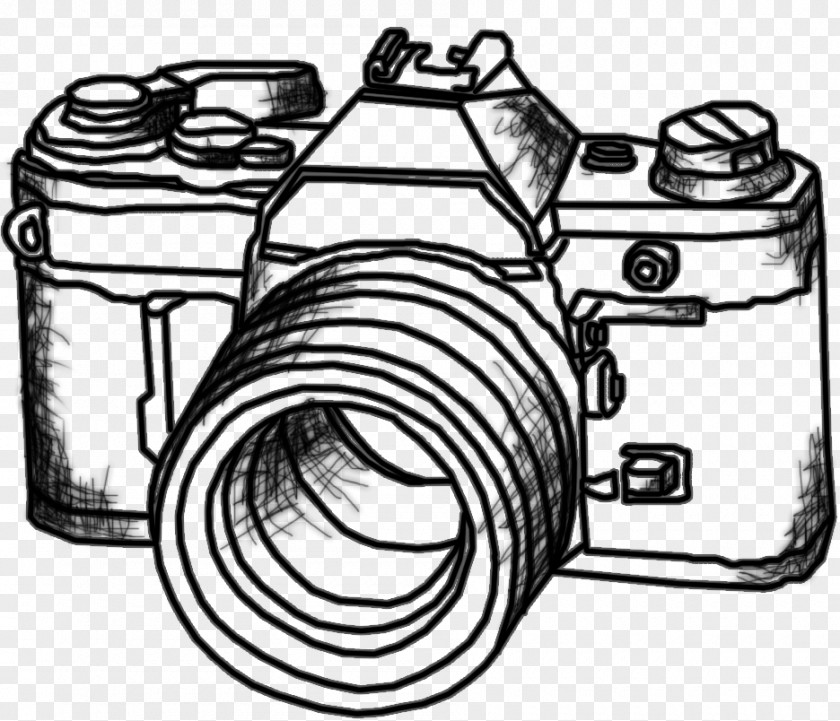 Drawing Clipart Photographic Film Photography Digital SLR Camera PNG