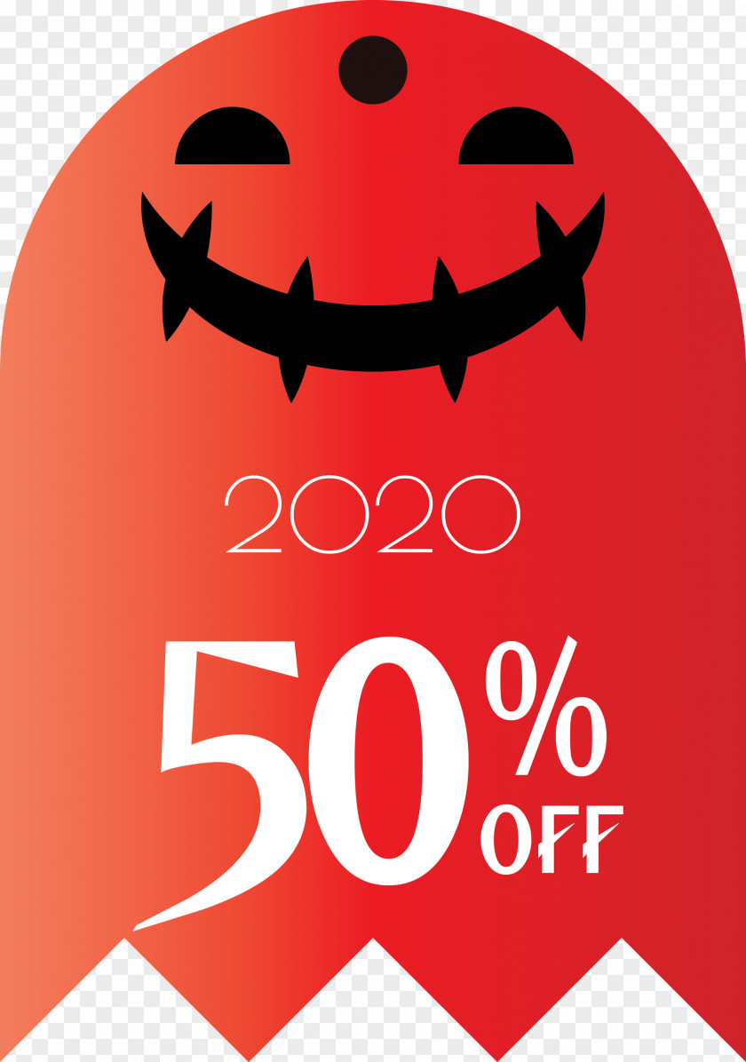 Halloween Discount Sales 50% Off PNG