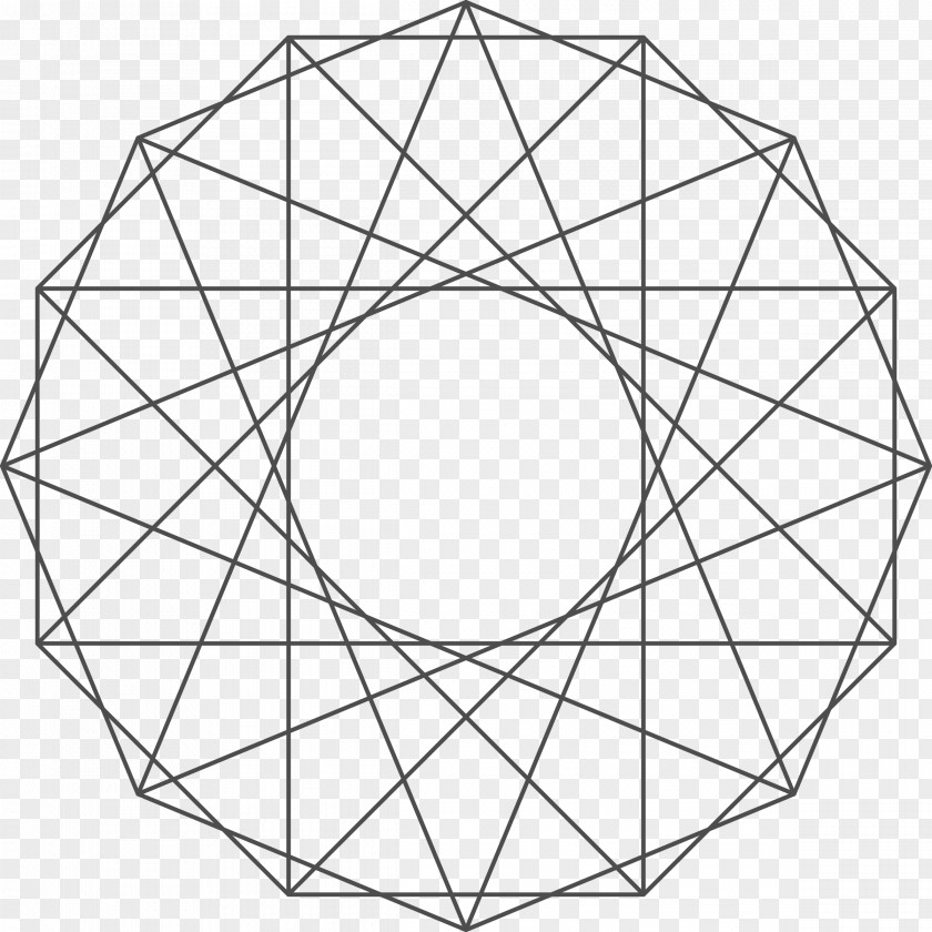 Connections Regular Polygon Geometry Heptadecagon Icosioctagon PNG