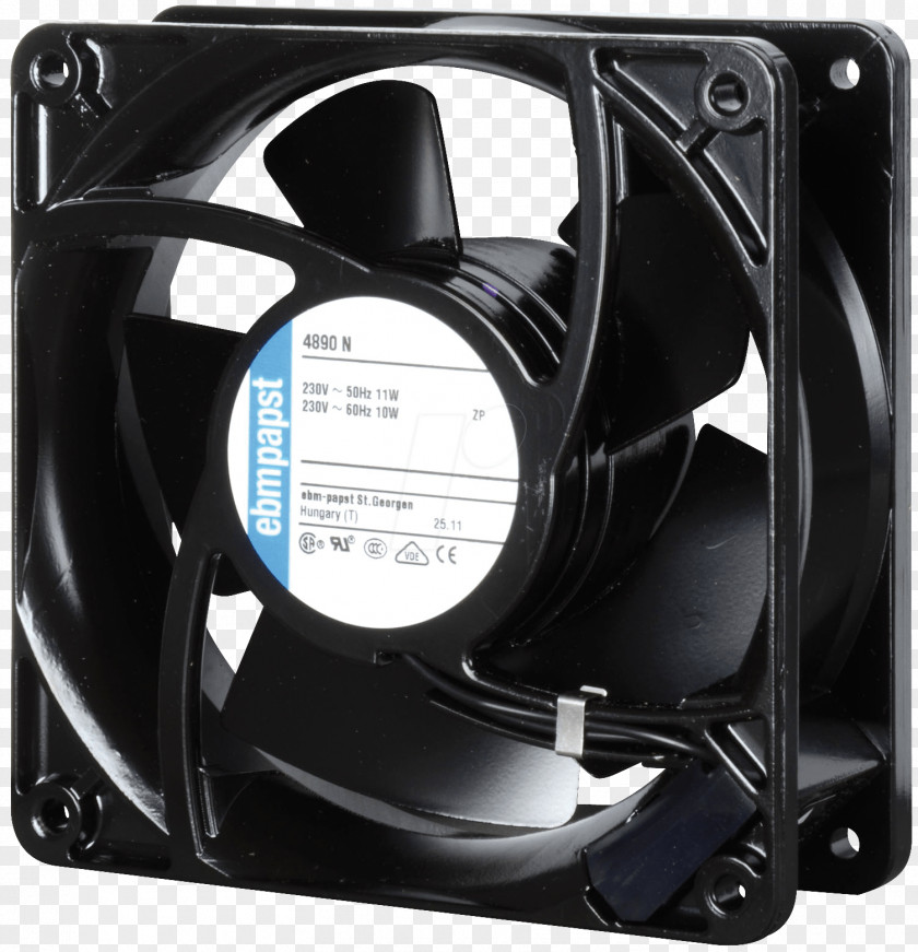 Fan Axial Design Ebm-papst Technology Electronics Cooling PNG