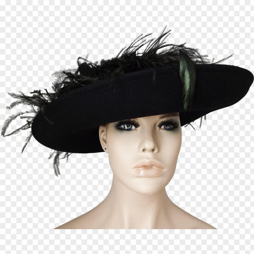 Ostrich Hat Headgear Wig Costume PNG