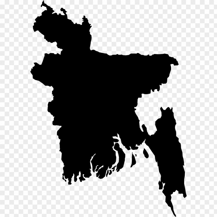 Cartography Bangladesh Royalty-free Vector Map PNG