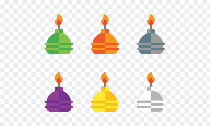 Flame Color Bomb Icon PNG