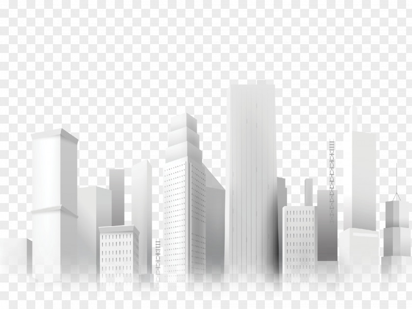 Buildings Black And White Building Skyscraper Monochrome Photography PNG
