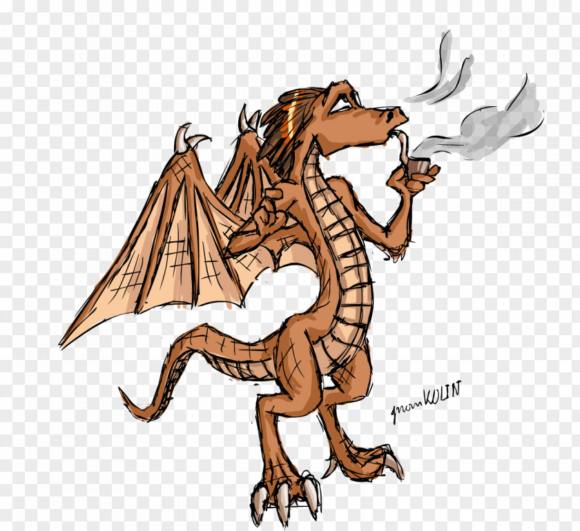 Dragon Cannabis Smoking PNG