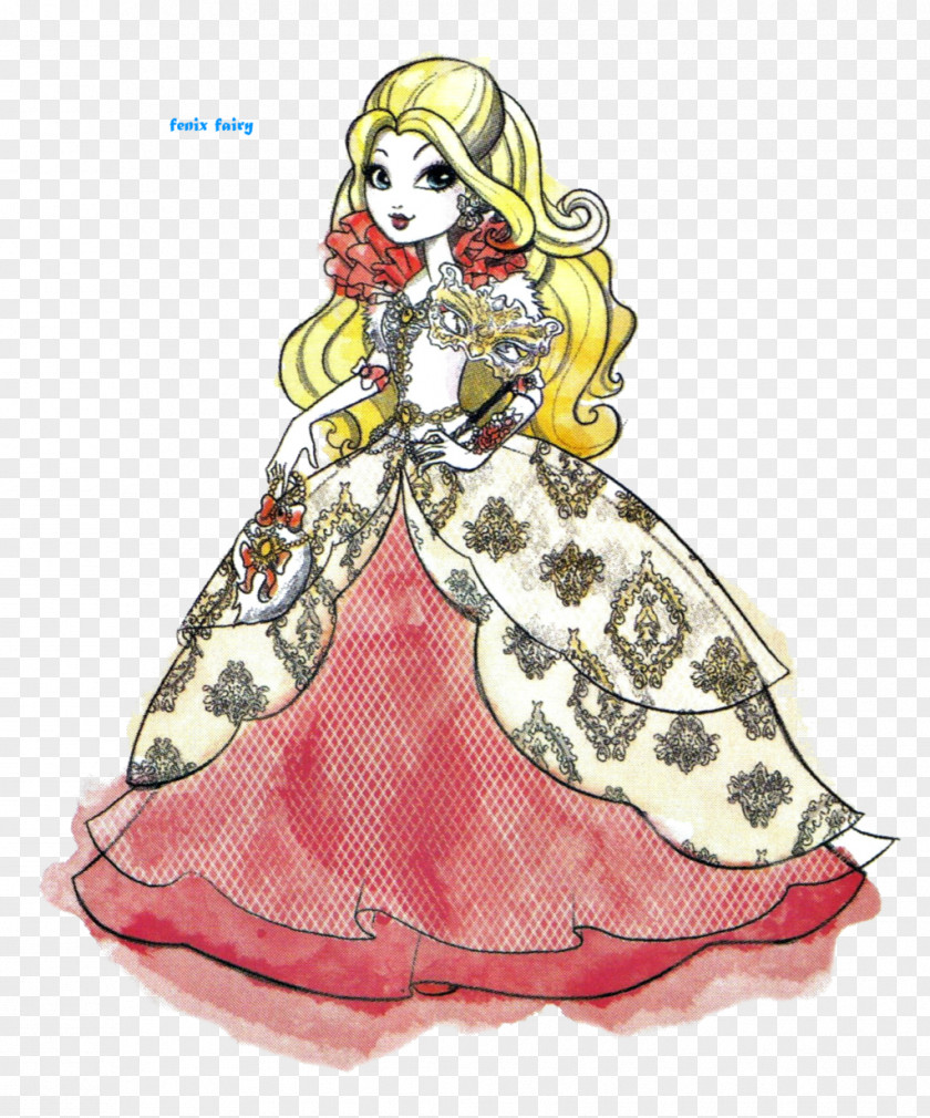 Queen Ever After High Legacy Day Apple White Doll Dragon Games: The Junior Novel Based On Movie Art PNG