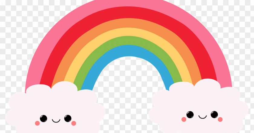 Rainbow Clip Art Image Cloud Kawaii PNG