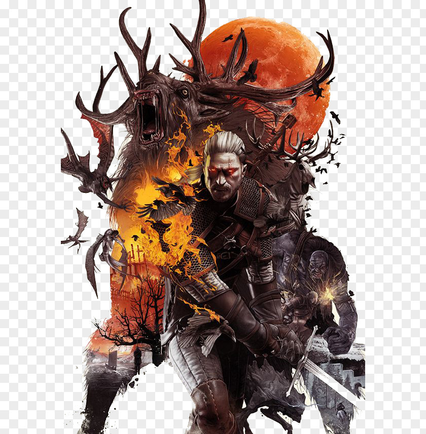Cg Flame Warrior The Witcher 3: Wild Hunt 2: Assassins Of Kings Geralt Rivia PlayStation 4 PNG