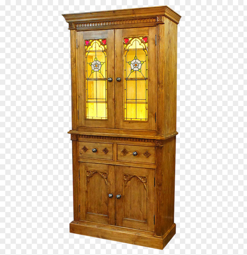 Gothic Style Table Bookcase Furniture Cupboard Architecture PNG