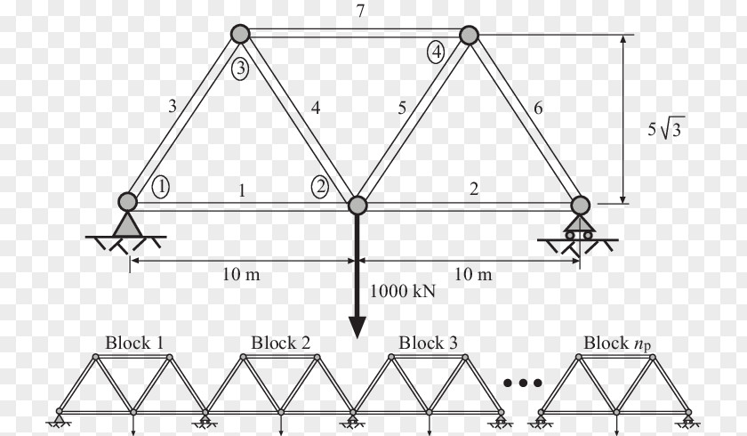Metal Truss Triangle Drawing Point PNG