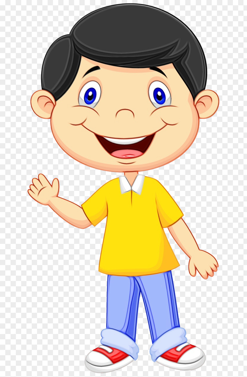 Animated Cartoon Finger Clip Art Yellow Male Gesture PNG