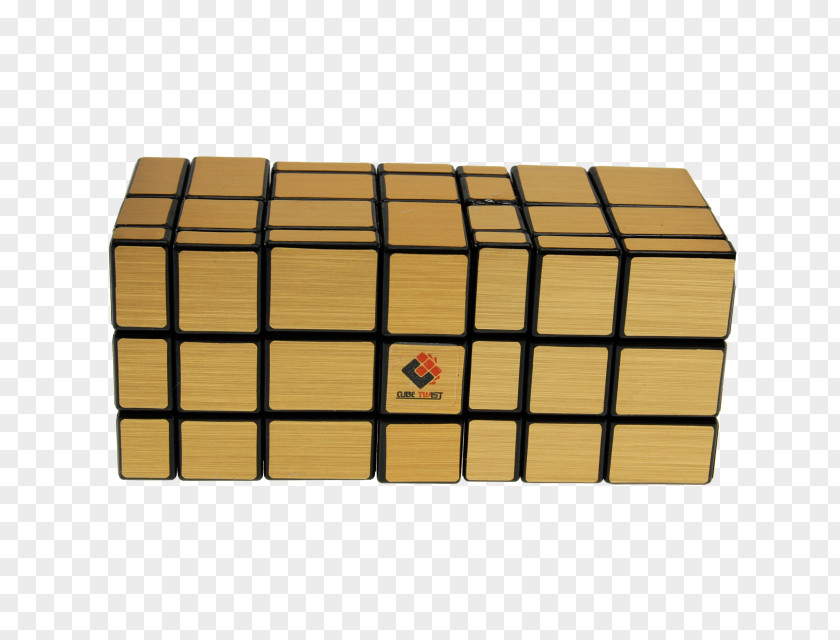 Cube Mirror Blocks Teraminx Gold PNG