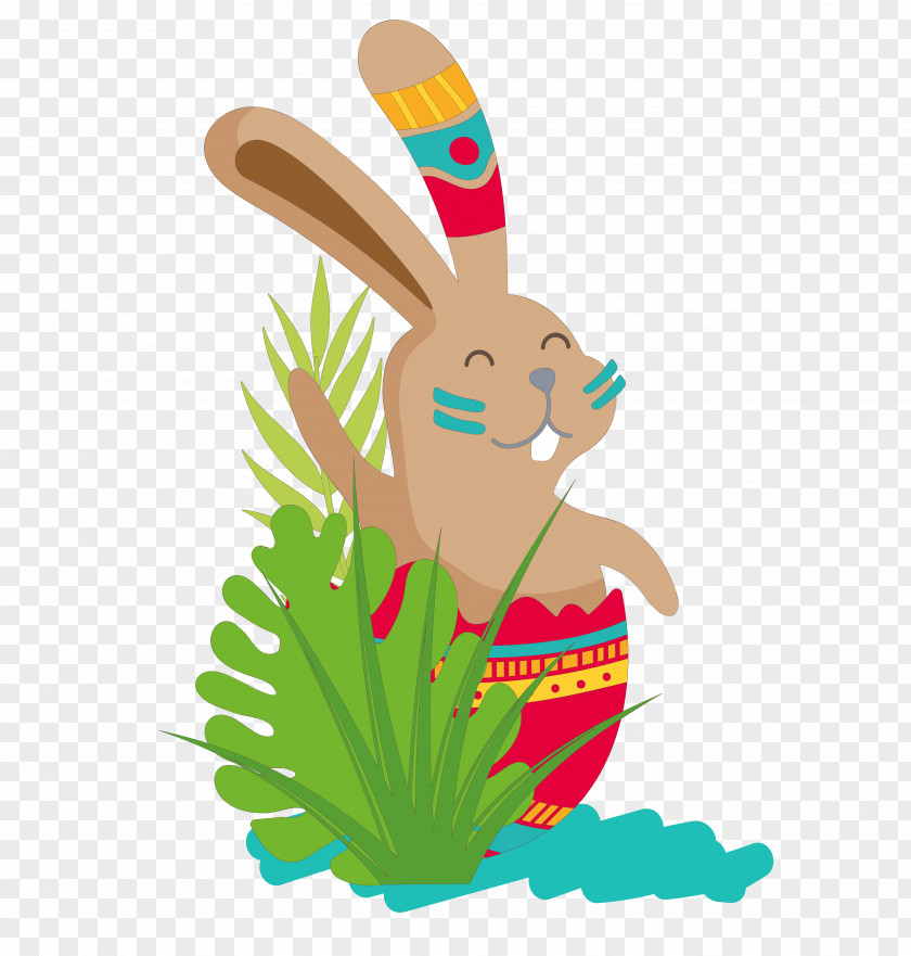Rabbit In The Grass European Leporids PNG