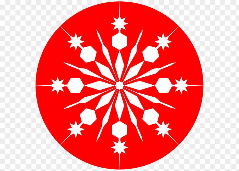 Red Snowflake Cliparts Light Clip Art PNG