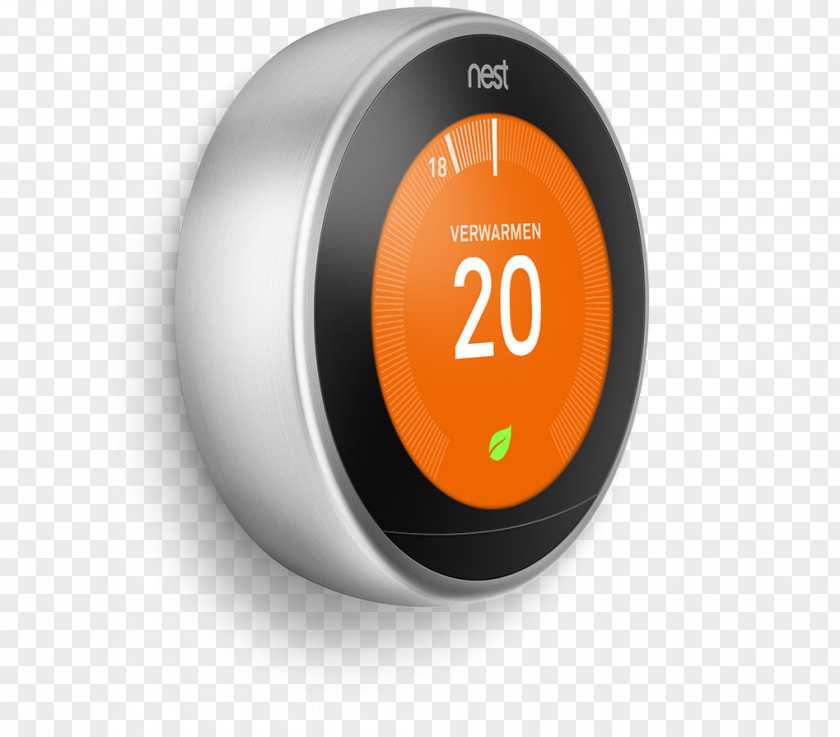 Smart Nest Learning Thermostat- 3rd Generation Labs Thermostat PNG