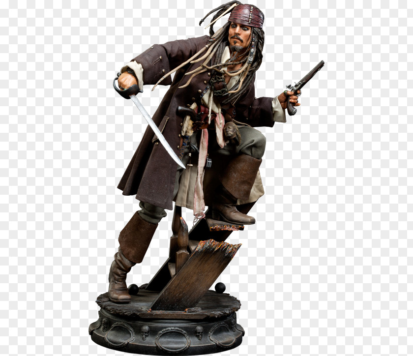 Sparrow Jack Sideshow Collectibles Pirates Of The Caribbean Figurine PNG