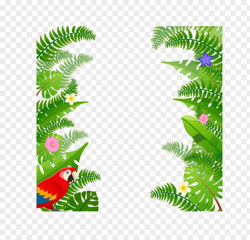 Vector Creative Plant Leaves Green Area Illustration PNG