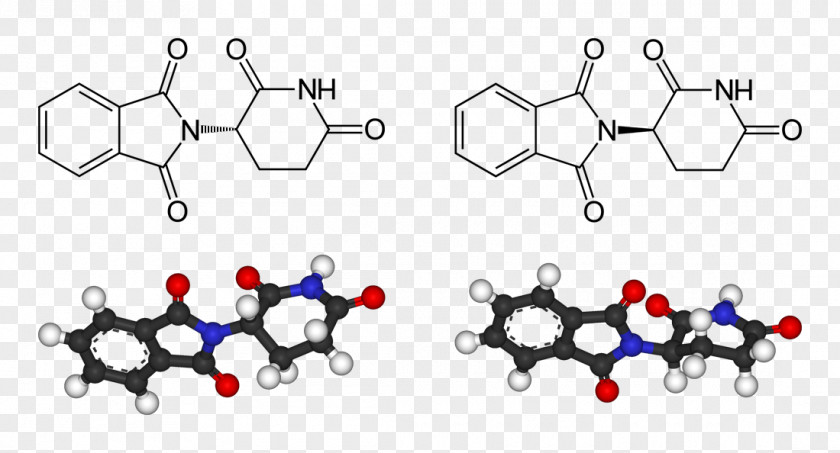 At The Same Time Thalidomide Pharmaceutical Drug Enantiomer Structural Formula Chemistry PNG