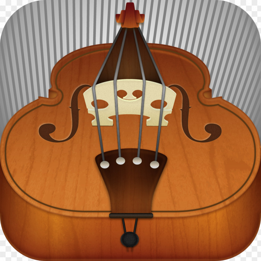 Cartoon Violin Bass Violone Double Viola PNG