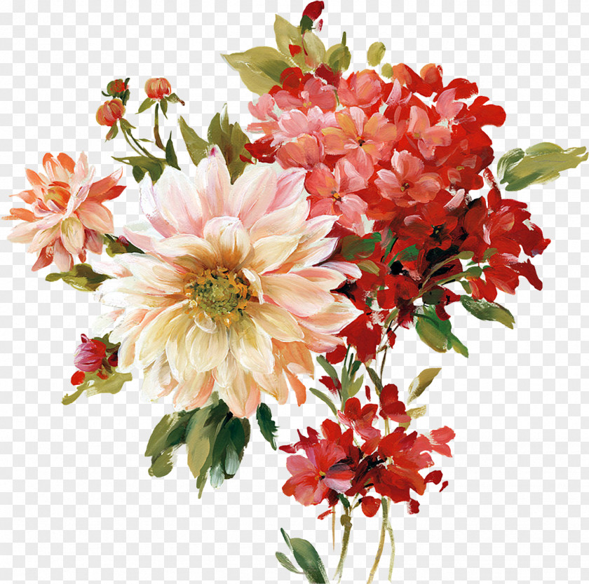 Geranium Floristry Bouquet Of Flowers Drawing PNG