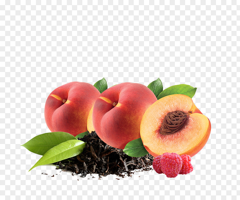 Raspberry Tea Food Fruit Peach PNG