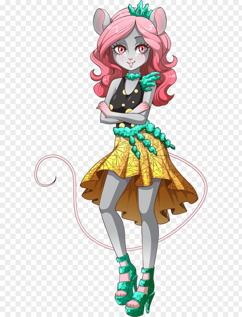 Sparks Ghoul Monster High Doll Toy PNG