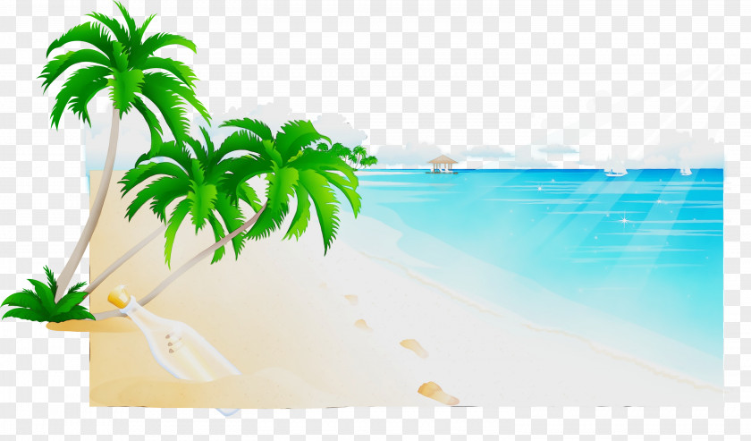 Tourism Beach Summer Palm Tree PNG