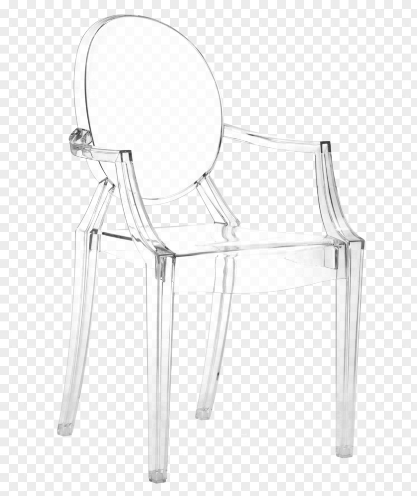 Chair Cadeira Louis Ghost Furniture Dining Room Kartell PNG