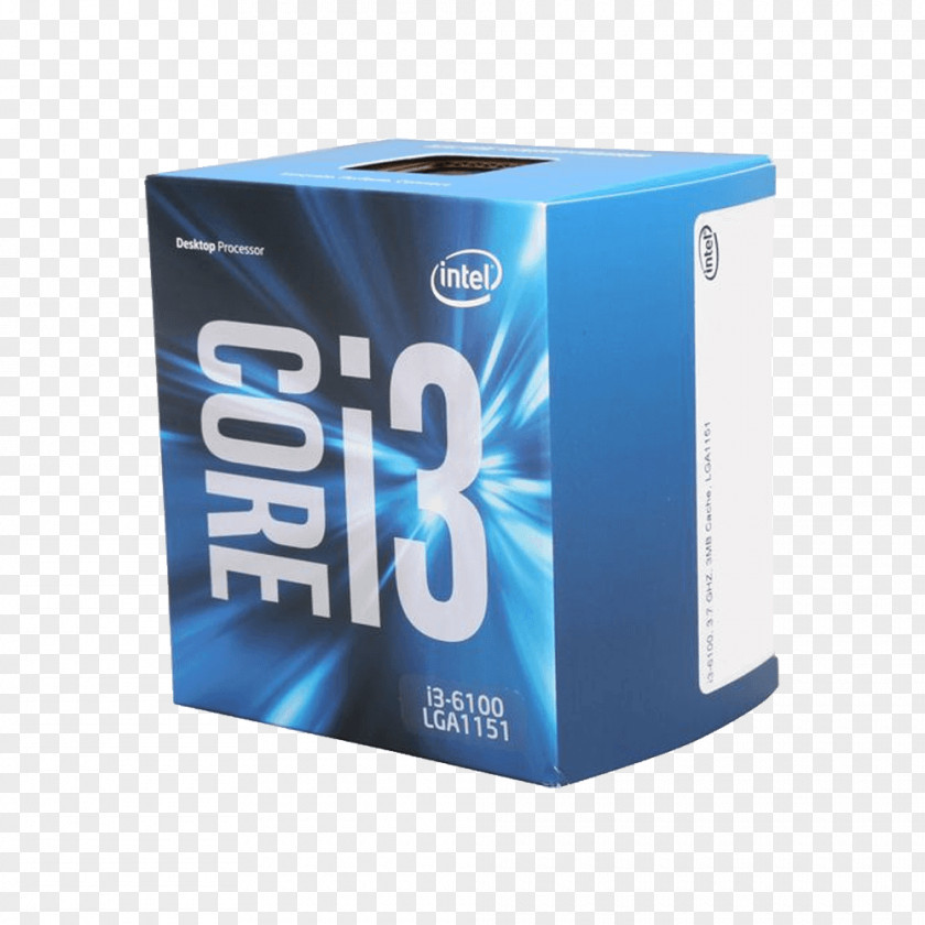 Intel Core I3-6100 Multi-core Processor PNG