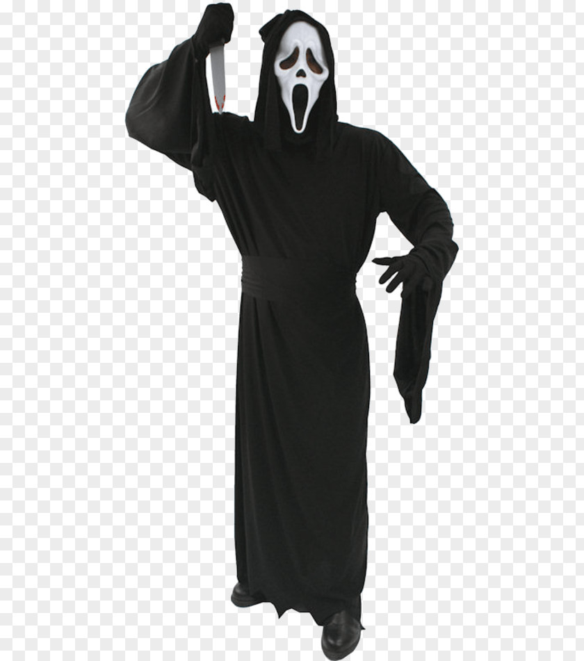 Child Ghostface Robe Halloween Costume Party PNG