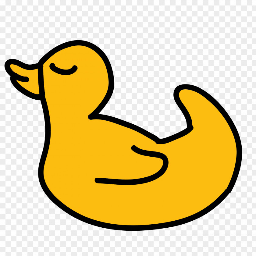Duck Rubber Drawing Image PNG
