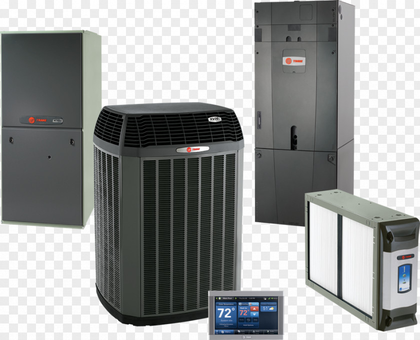 Furnace HVAC Air Conditioning Central Heating Refrigeration PNG