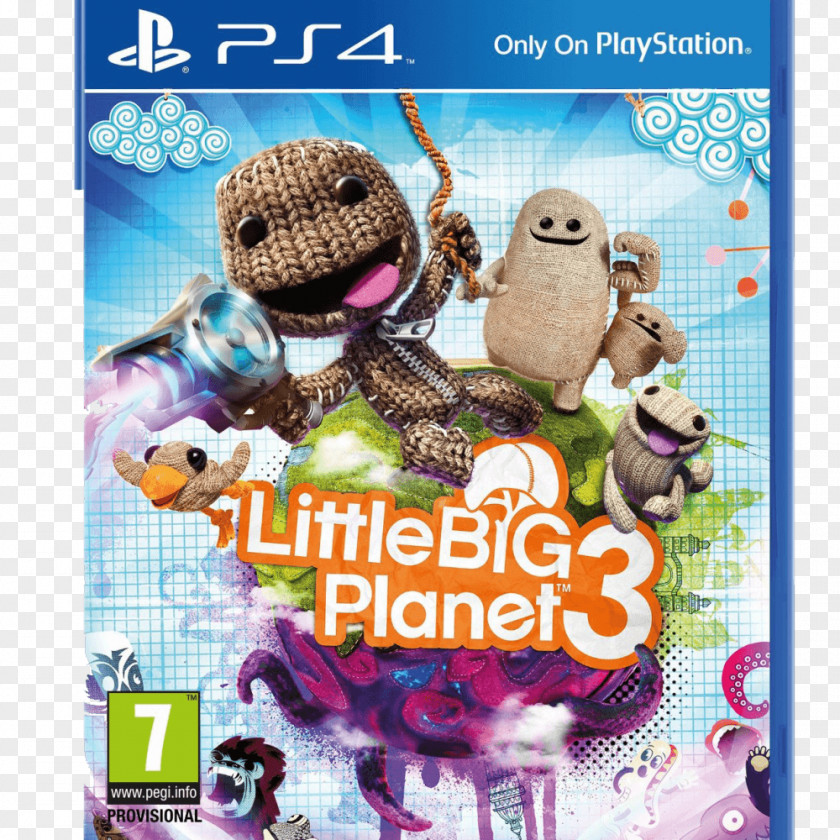 LittleBigPlanet 3 PlayStation 4 Video Game PNG