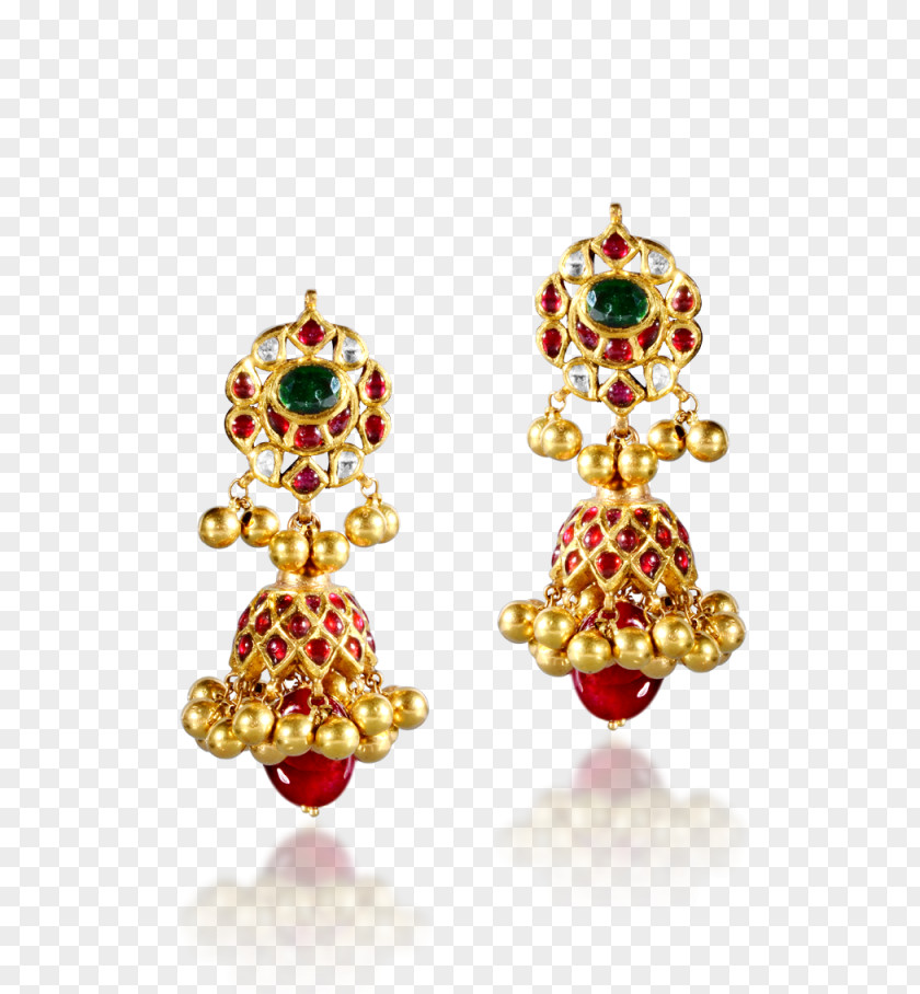 Ruby Earring Jewellery Gold Necklace PNG