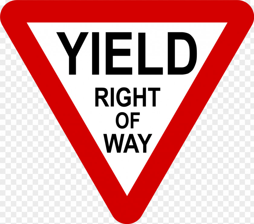 United States Yield Sign Right-of-way Stop Traffic PNG