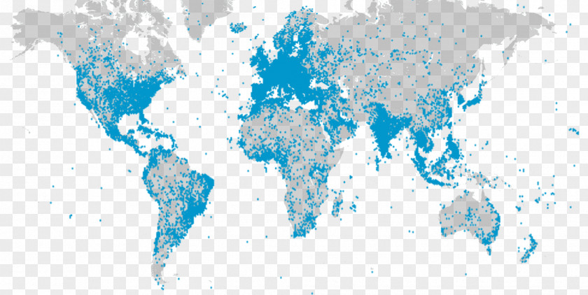 World Map WannaCry Ransomware Attack PNG
